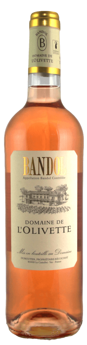 Bandol Rosé AC. Domaine de L'Olivette 0,75L