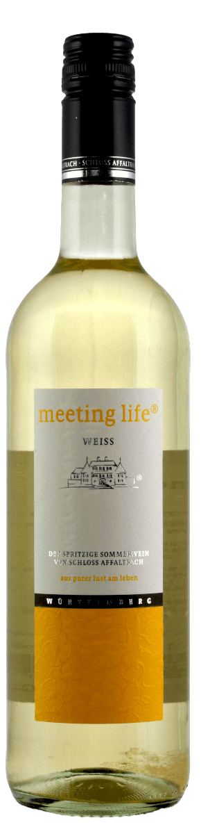 Meeting Life Weißwein-Cuvée QbA. Schlosskellerei Affaltrach 0,75L