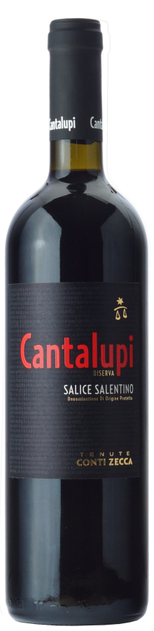 Cantalupi Salice Salentino Riserva DOP. Conti Zecca 0,75L