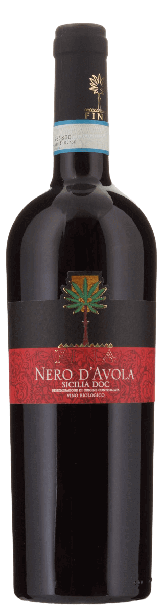 Nero d'Avola Sicilia DOC. Fina Vini 0,75L (Bio)