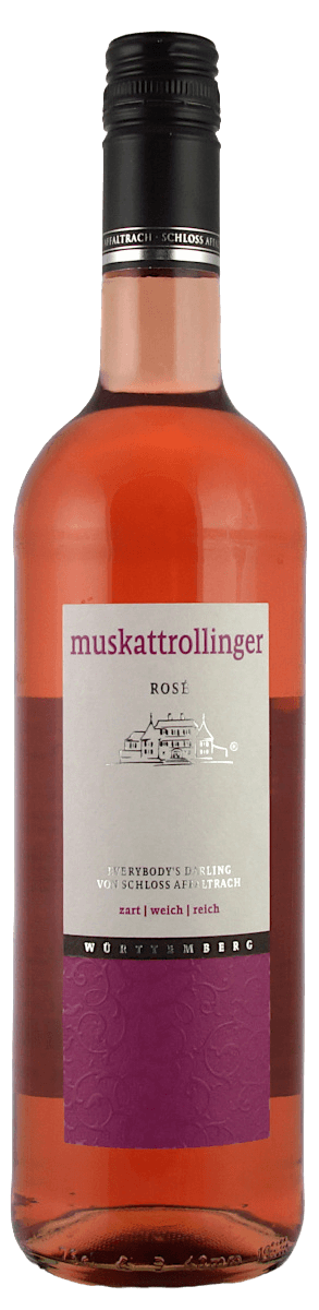 Muskattrollinger Rosé QbA. Schlosskellerei Affaltrach 0,75L